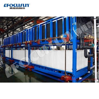 China Máquina de hielo de bloque de evaporación directa de acero inoxidable 20 toneladas por día en venta