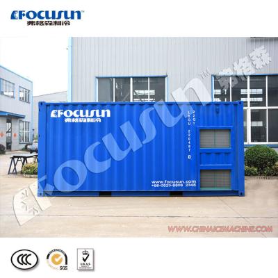 Chine Chambre froide en conteneurs de 20 pieds en acier de couleur et compresseur Bitzer prêt à être expédié à vendre