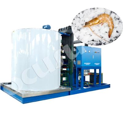 China Máquina de fabricação de flocos de gelo a motor para produção de camarão à venda