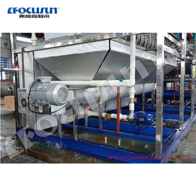 China Refrigerador por agua Máquina de hielo de 10 toneladas cúbicas para plantas industriales de producción de hielo en venta