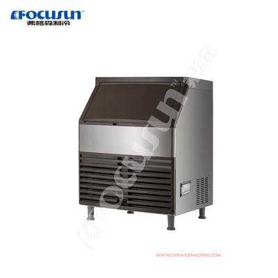 China Diseño de escritorio fabricante de hielo fácil de operar para la máquina de hielo móvil de cubo 220V de voltaje en venta