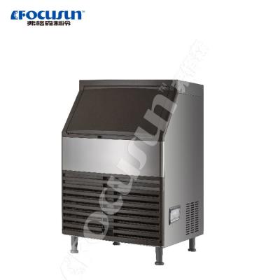 China Commercial Cube Ice Maker Machine with Transparent Design and Automatic Operation for sale