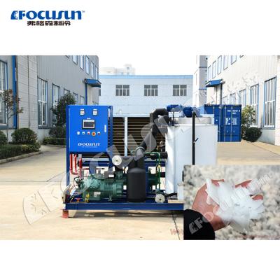 China Compressor Fresh Water Flake Ice Machine With 380V/3P/50HZ 60hz Power Supply for sale