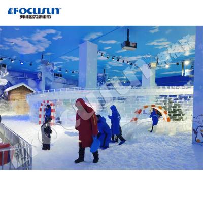 China Sistema de nieve de alta capacidad para esquí utilizando refrigerante R22a y otro compresor en venta