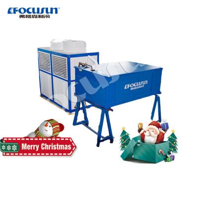 China Christmas Snow Falling Machine with Large Capacity 4.5 Tonns and Fusheng Compressor for sale