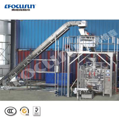China Efficiently Pack 5000kg Tube and Cube Ice with Fully-Automatic Ice Packing Machine for sale