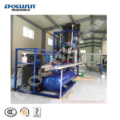 China Energy-Saving 10 Ton Tube Ice Maker Making Machine With 80kw Power for sale