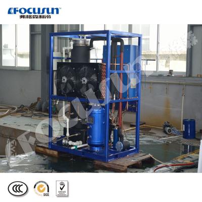 China Bitzer Compressor 1T Máquina de gelo industrial para tubos para o seu negócio na Focusun à venda