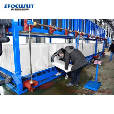 Chine Blue NIZA Peinture 90KW Machine de fabrication de glace à bloc industriel Certificat CE à vendre