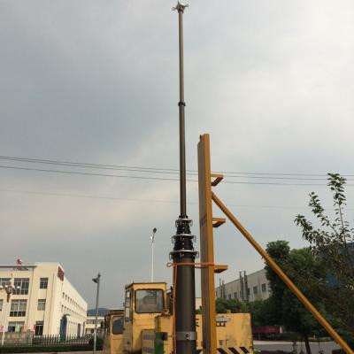 China 18m non-lockable pneumatic telescopic masts for sale