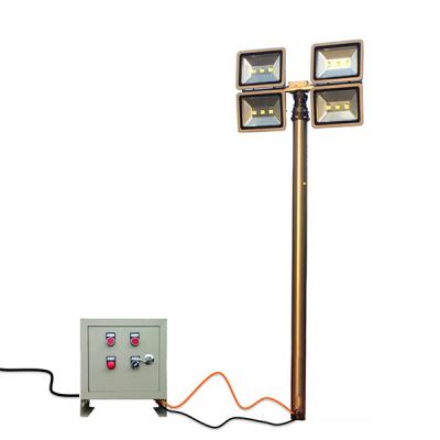 China 6m Mast Lighting Tower System with 600W LED Lamps for sale