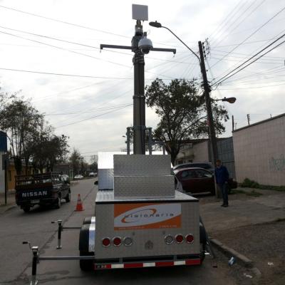 China 12m security CCTV pneumatic telescopic masts for sale