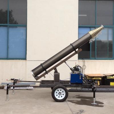 China telescopic mast hydraulic lifting trailer system for sale