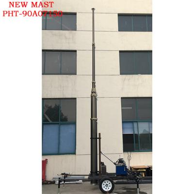 China Mobile BTS mast tower trailer for sale