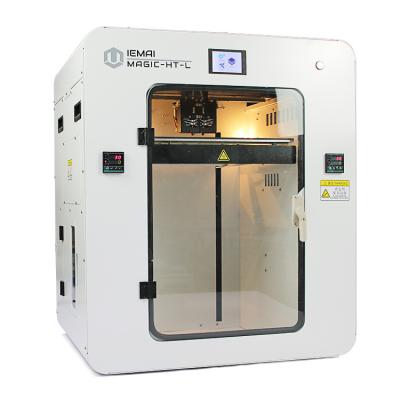 China High temperature FDM 3D printer with large printing performance and high temperature extruder with double print head for sale