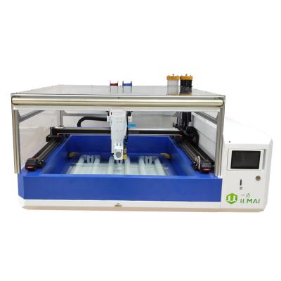 China Auto Acrylic UV Curing Signage Letter Machine YM-6010+UV Led Letter Making 3D Printer With UV Bed for sale