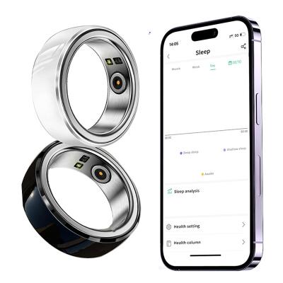 China Monitor de frequência cardíaca Bluetooth Fitness Tracker anel inteligente saúde sangue monitor de oxigênio monitor de sono anel inteligente à venda