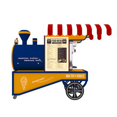China Commercial Catering Container Food Vending Tricycle Food Vending Van en venta