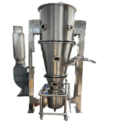 China 10kgs Fluid Bed Granulator Coating Mix Granule Spraying Drying Fluidized Bed Spray Dryer for sale