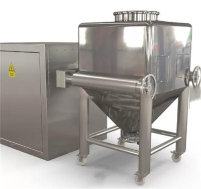 China Large Scale Industrial IBC Stainless Steel Automatic Pharmaceutical Substances Blender IBC Bin for sale