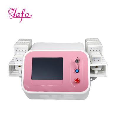 China LF-318B portable 650nm & 980nm lipo laser slimming machine with 12pads for sale