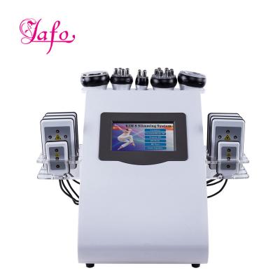 China HOT lipolaser 6 in 1 vacuum lipolaser rf cavitation slimming Weight Loss Machine with CE LF-322 for sale