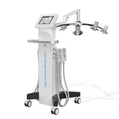 China 6D Laser Fat burning cellulite weight loss cold laser green red light 532nm 635nm wavelength body slimming machine for sale