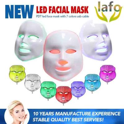China 7 Color in 1 PDT Skin Treatment Light LED Mask For Wholesale for sale