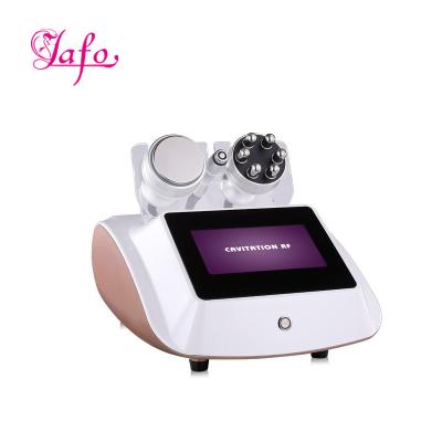 China LF-129 LAFO NEW design 3 IN 1portable mini radio frequency Cavitation Machine for weight loss for sale