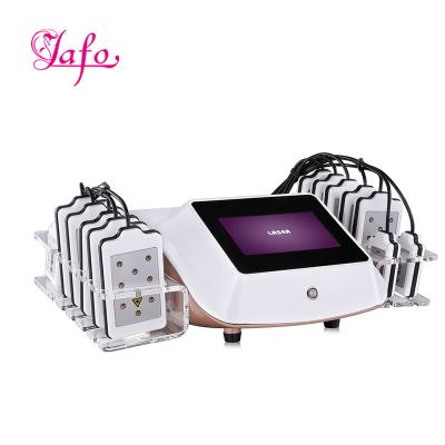 China Best Sale Lipo Laser 14 Pads LED lipolaser slimming beauty machine / fat burning laser LF-129c for sale
