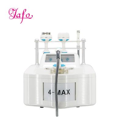 China New Product 4 Heads portable ultrasonic cavitation RF Vacuum slimming machine for salon use LF-136 for sale