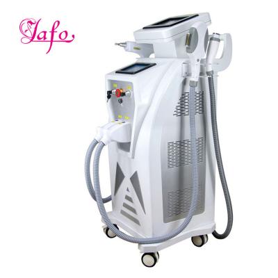 China 4 in 1multi-functional shr e-light rf ipl laser machine for hair removal and tattoo removal for sale
