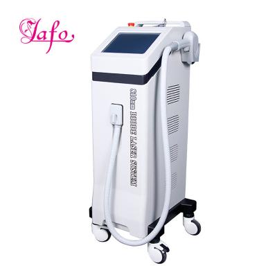 China Pianless 808nm diode laser permanent hair removal 2000W power laser hair removal machine LF-648 for sale