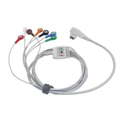 China 3.4 Meter Ecg Holter Cable For DMS 300-3A Professional Instrument Classification Class II for sale
