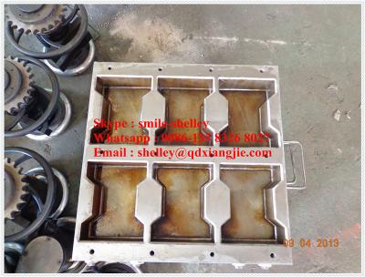 China bone shape rubber moulds for tiles for sale