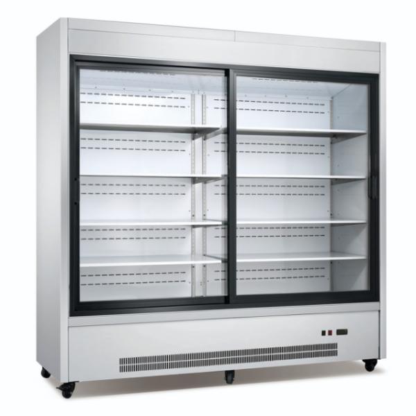 Quality Commercial Fruit Display Cooler Chiller 2000L with LED Lighting for sale