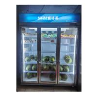 Quality Vegetables Fruit Display Cooler Refrigerator Commercial 1333L for sale