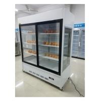Quality Glass Door Fruit Display Cooler Referigerator Large Capacity 3C for sale