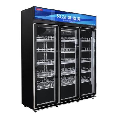 China store/Restaurant Beverage Display Cooler Showcase 1840L High Capacity for sale