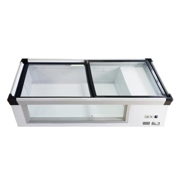 Quality Versatile Commercial Table Top Fridge Refrigerator Glass door Showcase for sale