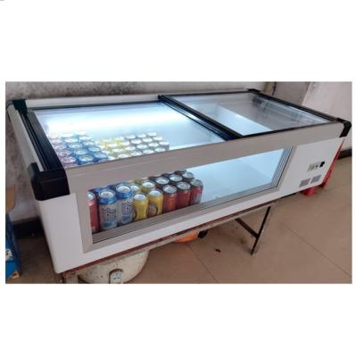 China 110V/220V Refrigerador de pantalla de mesa para mariscos cerveza fresca en venta