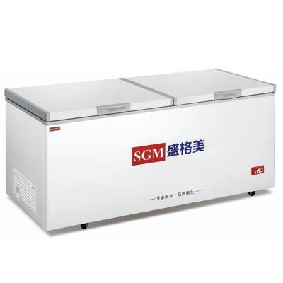 中国 220V スーパーマーケット 島 胸冷蔵庫 大容量 多用性 ソリューション 販売のため