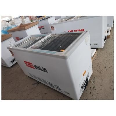 China Custom Seafood Display Chiller Island Frozen Fish Display Chiller for sale