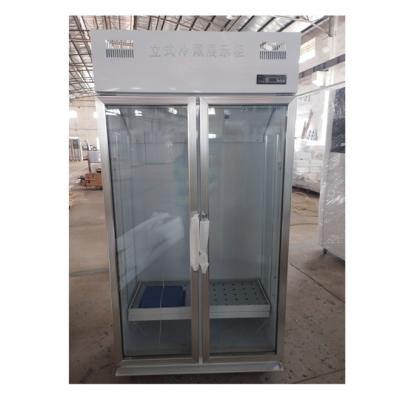 中国 飲料 スライディング ガラス ドア クーラー 冷蔵庫 垂直 調整可能なワイヤレフ 販売のため