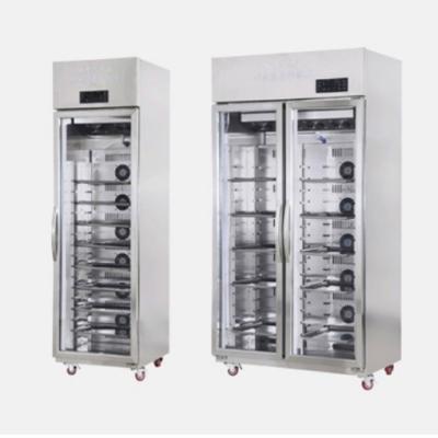Chine Cabinet de dégelage de cuisine Dégivrage automatique en acier inoxydable à trois portes à vendre