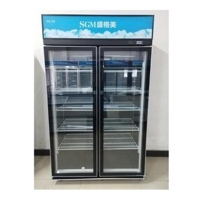 China Customized Commercial Wine Display Cooler 998L Restaurant Beverage Refrigerator for sale