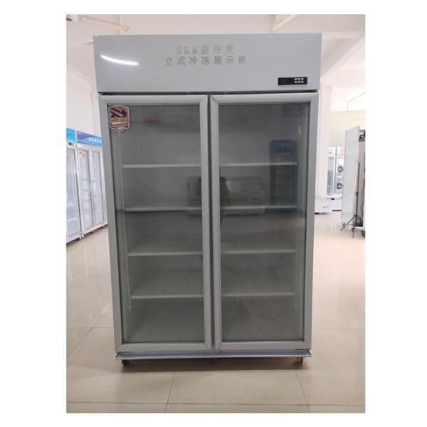 Quality Showcase Upright Display Refrigerator 1260L Frozen Ice Cream Display Freezer for sale