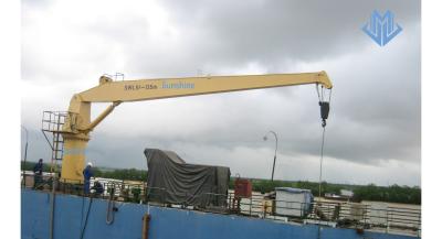 China ABS Certificate 5t15m Stiff Boom Marine Crane For General Cargo Handling for sale