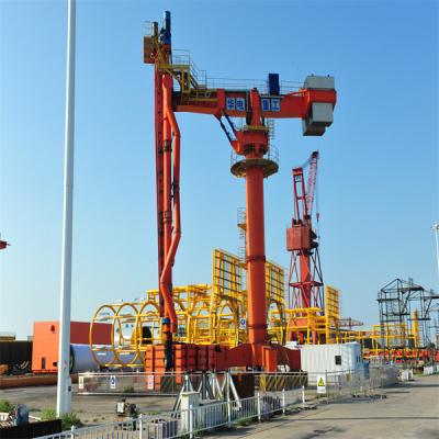 China 800 Tph Screw Ship Unloader Bulk Material Unloading From Vessel for sale