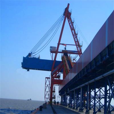 China 5000 Tph Heavy Duty Rail Mounted Screw Type Ship Unloader for sale